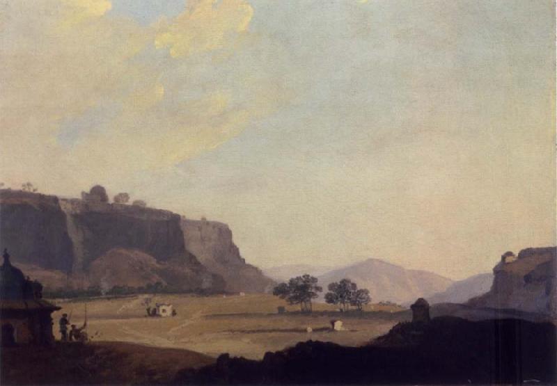 William Hodges A View of Part of the South Side of the Fort at Gwalior